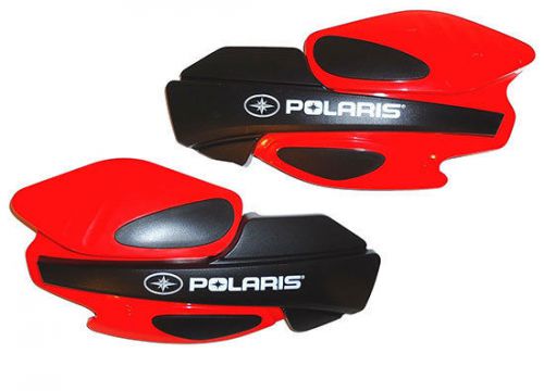 Oem 2011 2012 polaris 800 iq assualt switchback dragon rmk red hand wind guards