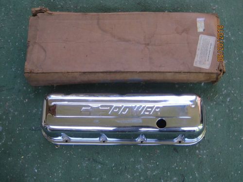 Nos chevrolet big block chrome valve cover-part number 14044814