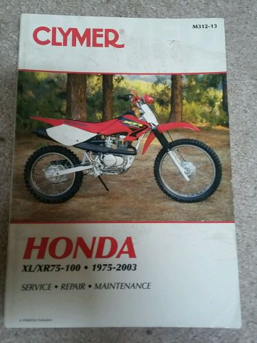 Honda xr100 service repair manual