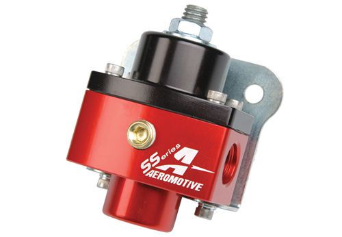 Aeromotive 13201 compact billet adjustable carbureted fuel pressure regulator