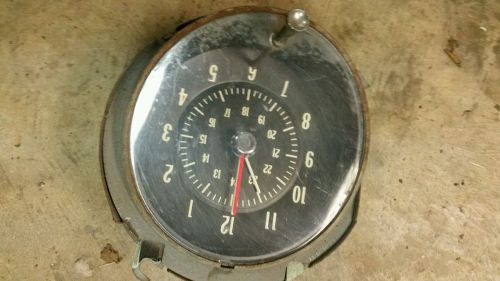 1970-72 pontiac lemans gto grand prix rally clock