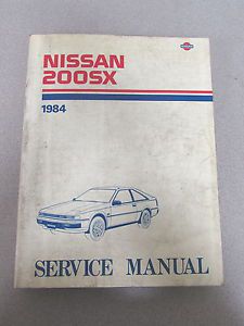 1984 nissan 200sx service repair manual model s12 series