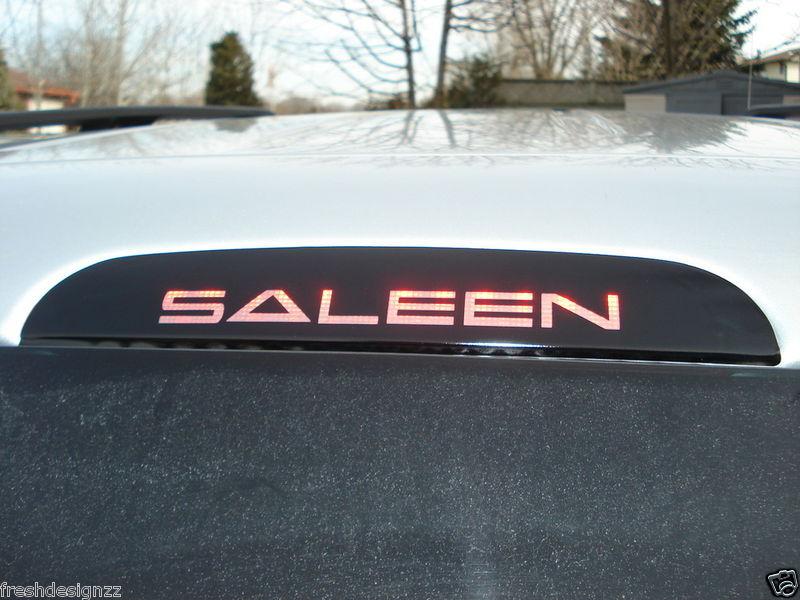 Ford explorer saleen xp8 xp6 3rd brake light decal overlay