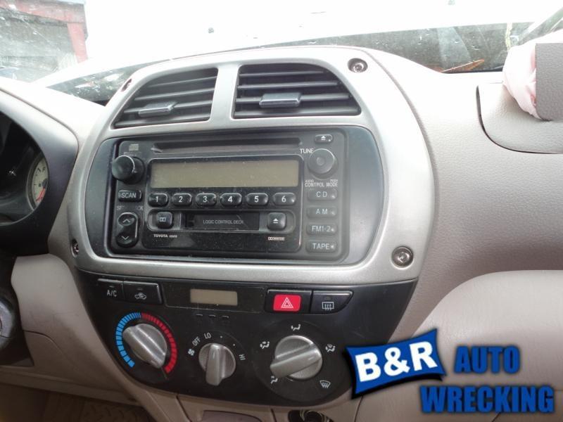 Radio/stereo for 01 02 toyota rav4 ~ recvr w/cass w/cd