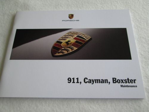 2012 porsche service book 911 carrera 997 turbo s 987 boxster maintenance manual