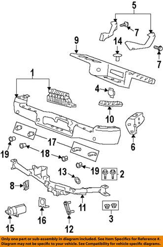 Ford oem xl3z14489ba rear bumper-wire connector