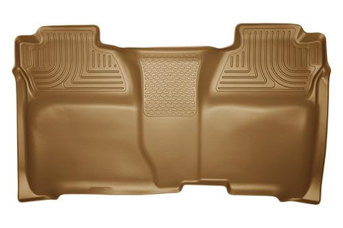 Husky liners 19233 2014 chevy silverado tan custom floor mats 2nd row