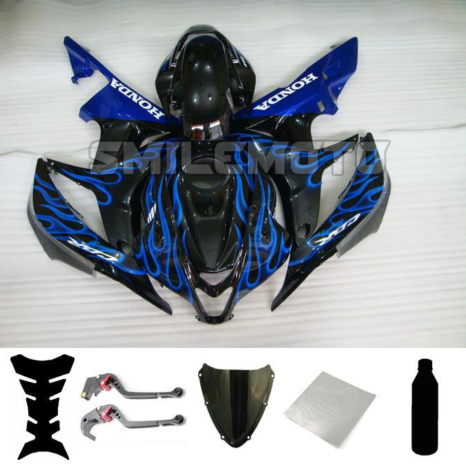 Bundle injection fairing windscreen levers for honda 2007 2008 cbr 600 rr f5 pab