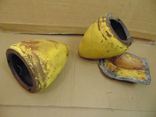 1937 studebaker truck headlight pair bullet shape rat rod man cave 1938