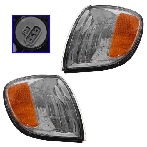 Corner parking turn signal light lamp left &amp; right pair set for tundra truck