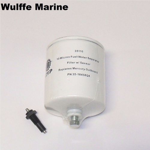 Mercury fuel filter w/ sensor 2.5l efi dfi 135,150,175,200,225,250hp 35-18458q4