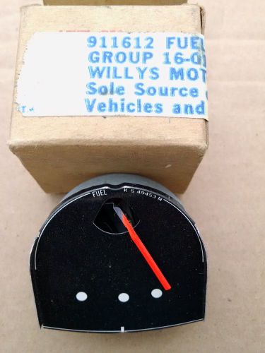 Nos willys jeep fuel level indicator gauge 54-58 475 6-226 wagon truck 911612