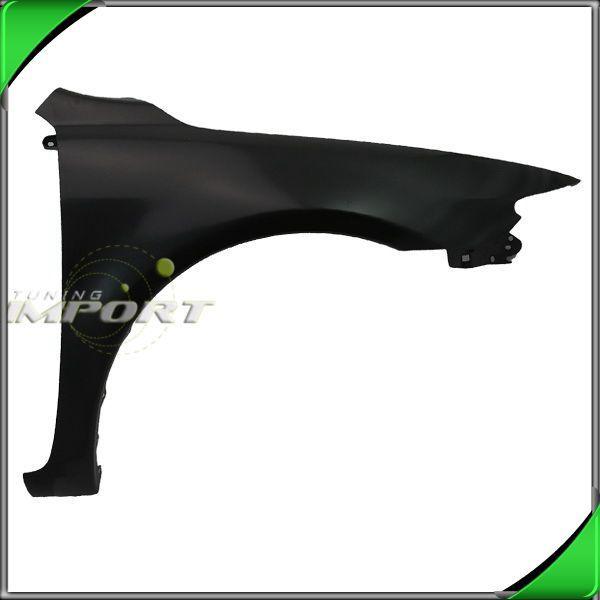 2003-2008 mazda 6 passenger right front fender primered black steel replacement