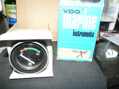 Vdo marine electric fuel level gauge 2-3/8 dia, 24v, 60mm nos