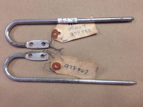 Nos jeep cj sun visor pivot arm brackets