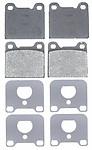 Raybestos sgd31bm rear semi metallic pads