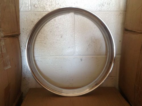 Trim ring hot rod style - ribbed 14&#039;&#039;diameter