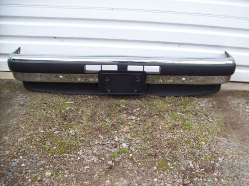 Front bumper: ranger- explorer- bronco ii - chrome oem w/ air dam