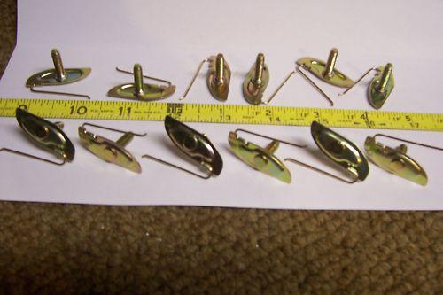 Moulding fastner clips 1940 1980 fit all carstrucks qualiy 12 2619  0 s/h usa   