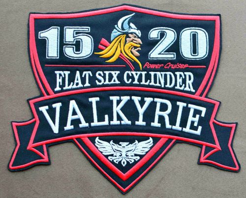 Valkyrie xl iron on patch aufnäher parche brodé patche toppa f6c 1520 riders