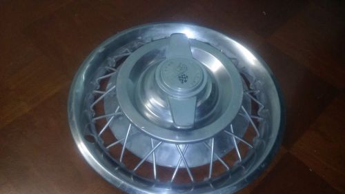 Chevrolet 1950s-60s spinner 13&#034; hubcaps set of 4