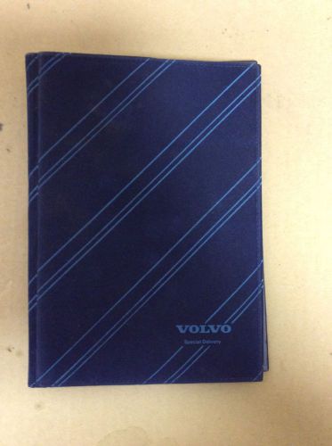 Volvo oem factory original manual book holder case wallet portfolio