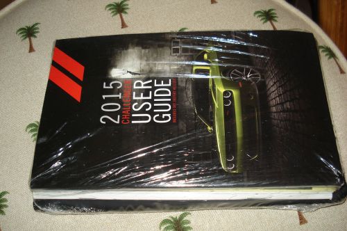 2015 dodge challenger srt 392 / hellcat owners user guide set&amp; case new sealed