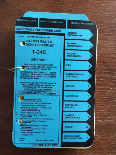 Beechcraft t-34c checklist