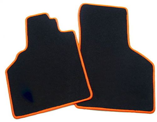Vel. floor mats black/orange for lamborghini gallardo lhd or rhd