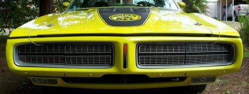 1971-1972 charger r/t se 500 hideaway headlight grille grill dodge mopar