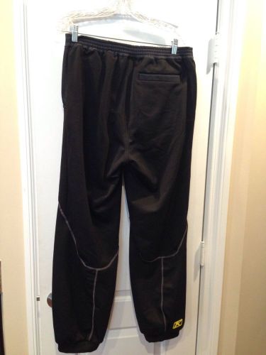 Euc klim inferno pants sz m (snowmobiling base layer) moisture wicking, black