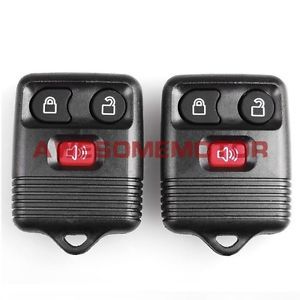 2xkeyless entry remote key fob clicker control for mercury monterey lincoln am