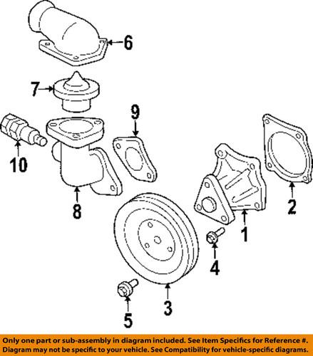 Gm oem 10101275 water pump gasket/engine water pump gasket