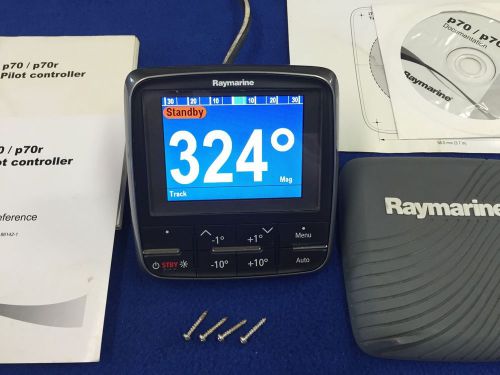 Raymarine p70 seatalk / seatalk ng auto pilot control head w/ cable &amp; manuals