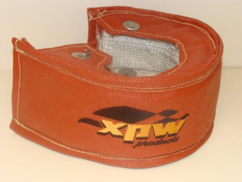 New xpw t4 red xpw turbo charger blanket/sock housing cover -garrett/turbonetics