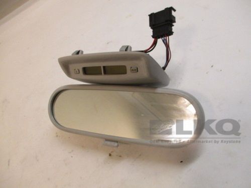 99 00 01 volkswagen beetle manual rear view mirror w/digital clock oem lkq