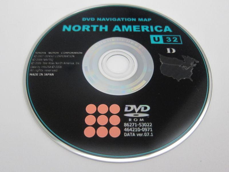 7.1 update 2007 2008 2009 lexus es350 gx470 gen 5 navigation dvd map u32        