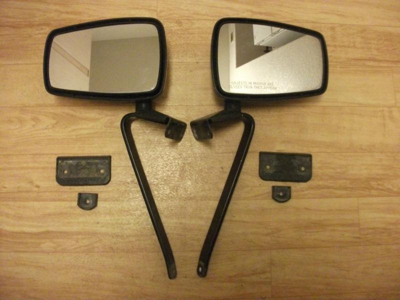 Toyota 4runner / pickup factory wide door mirrors - pair   oem large mirrors