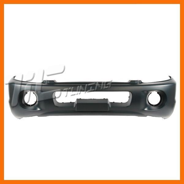 Front bumper cover hy1000136 new for 01-06 hyundai santa fe primered s.lamp hole