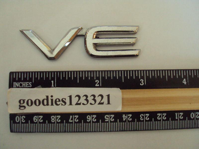 Toyota ve chrome emblem 3" x  3/4"