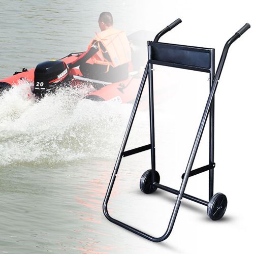 Outboard boat motor stand carrier cart dolly trolley transport 50kg heavy duty