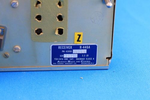 Used cessna arc r-446a reciever w/ tray p/n 43090-1028 (21695)