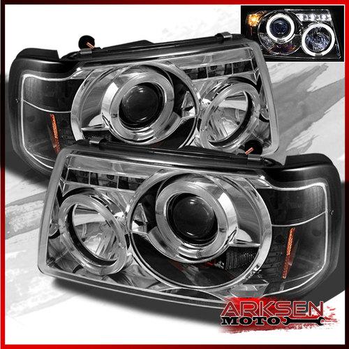 01-11 ford ranger halo projector led headlights w/built in corner signal lamps