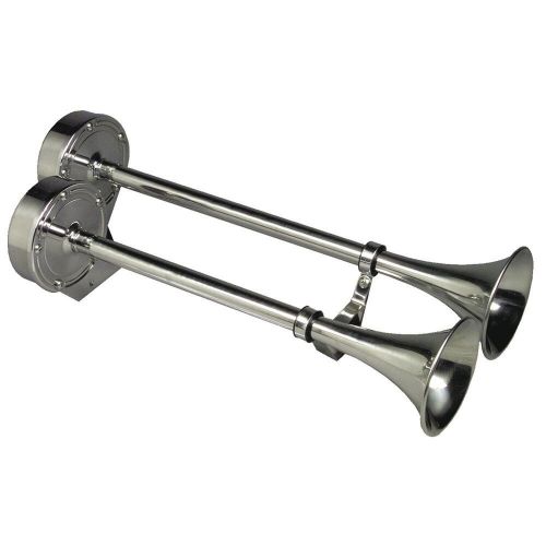 Ongaro stainless steel dual trumpet