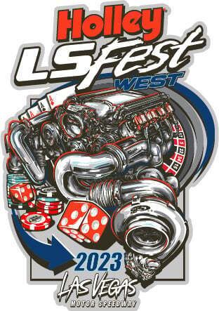 Holley 36-595 2023 ls fest west die cut sticker