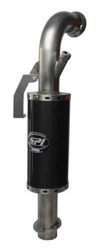 Straightline lightweight silencer 850 carbon fiber stainless - 134-176