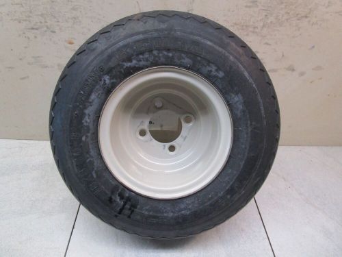 Yamaha 8&#034; rim &amp; kenda tire ! club car ezgo 4 lug wheel 18x8.50-8 golf cart oem