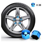 20pcs 17/19/21mm car wheel nut bolt covers caps hub screw cover universal w/clip