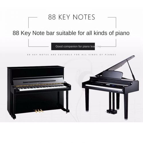 Beginner&#039;s guide to piano notes, removable piano keyboard note set9445-