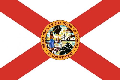 Florida state polyester flag